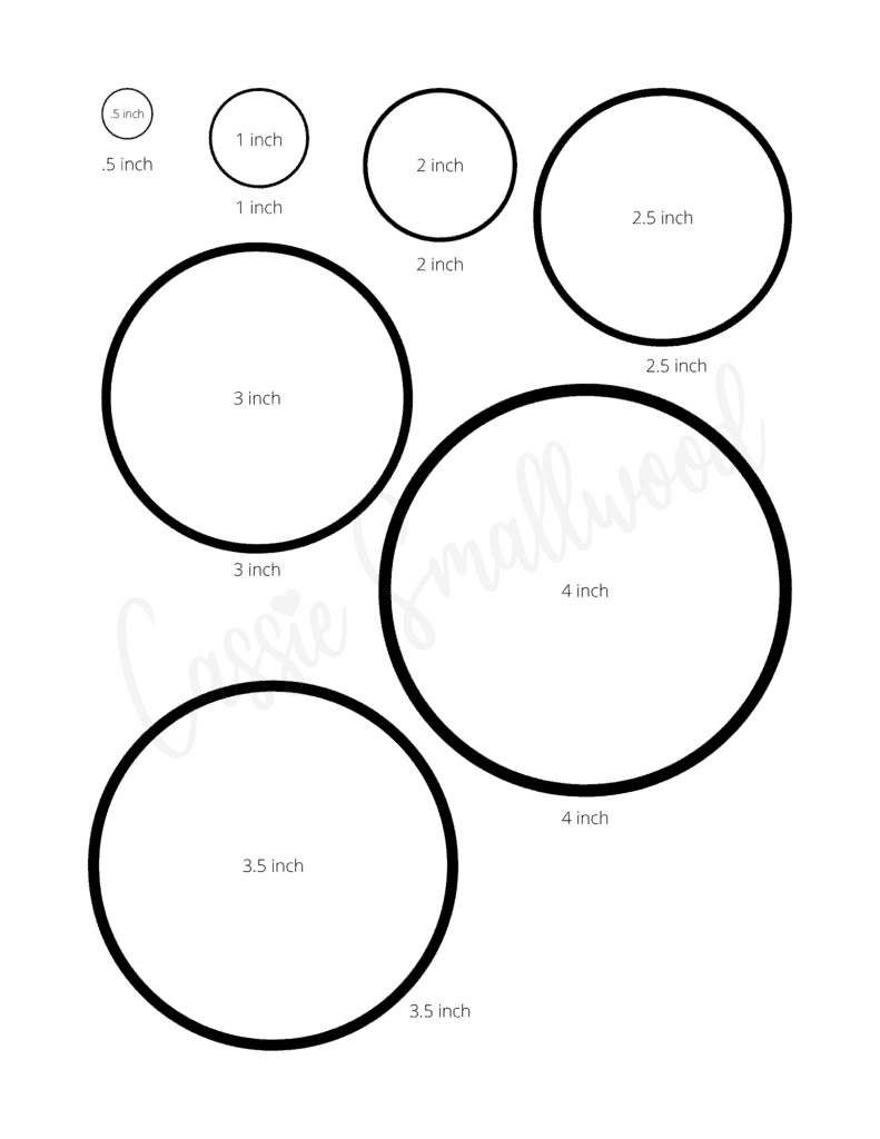 Printable 8 Inch Circle Template  Circle template, Templates printable  free, Printable circles