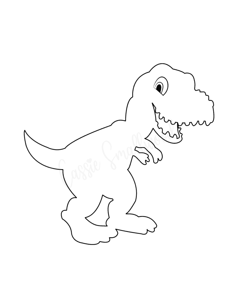 13 Awesome T Rex Coloring Pages Cassie Smallwood