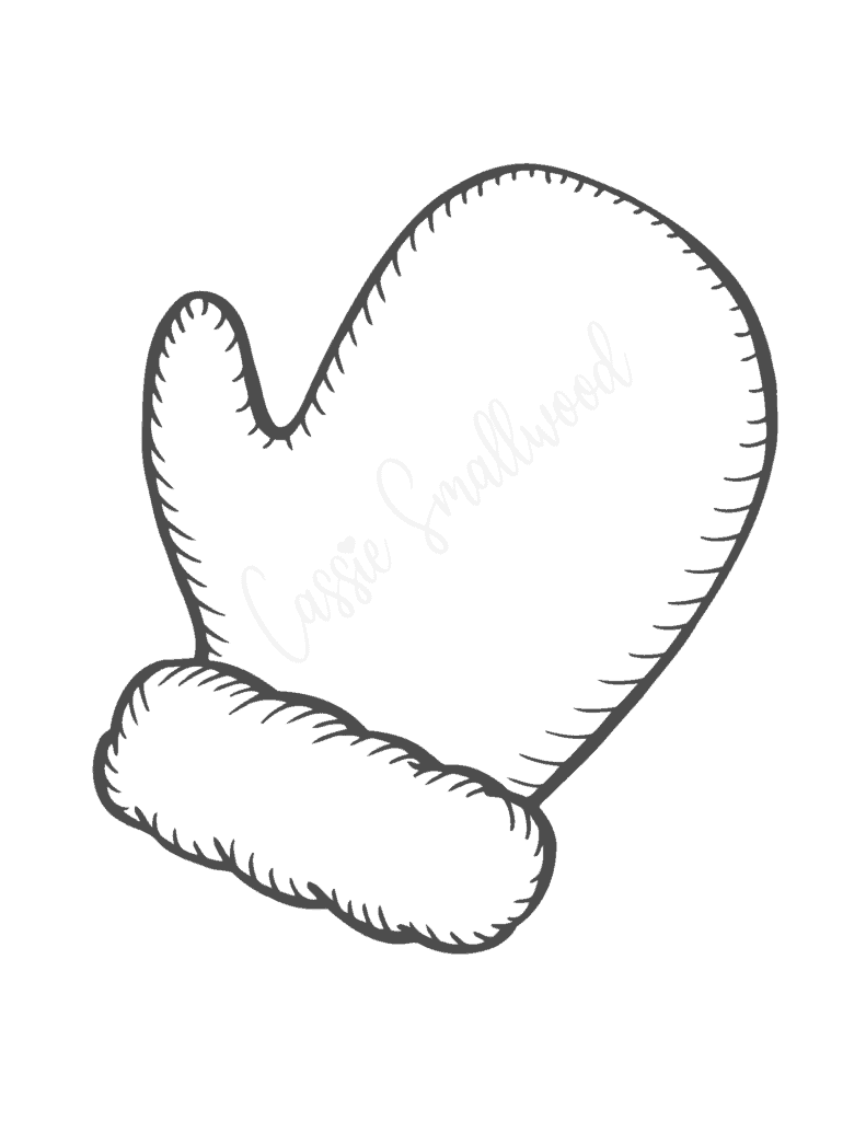 8 Cute Mitten Templates - Cassie Smallwood