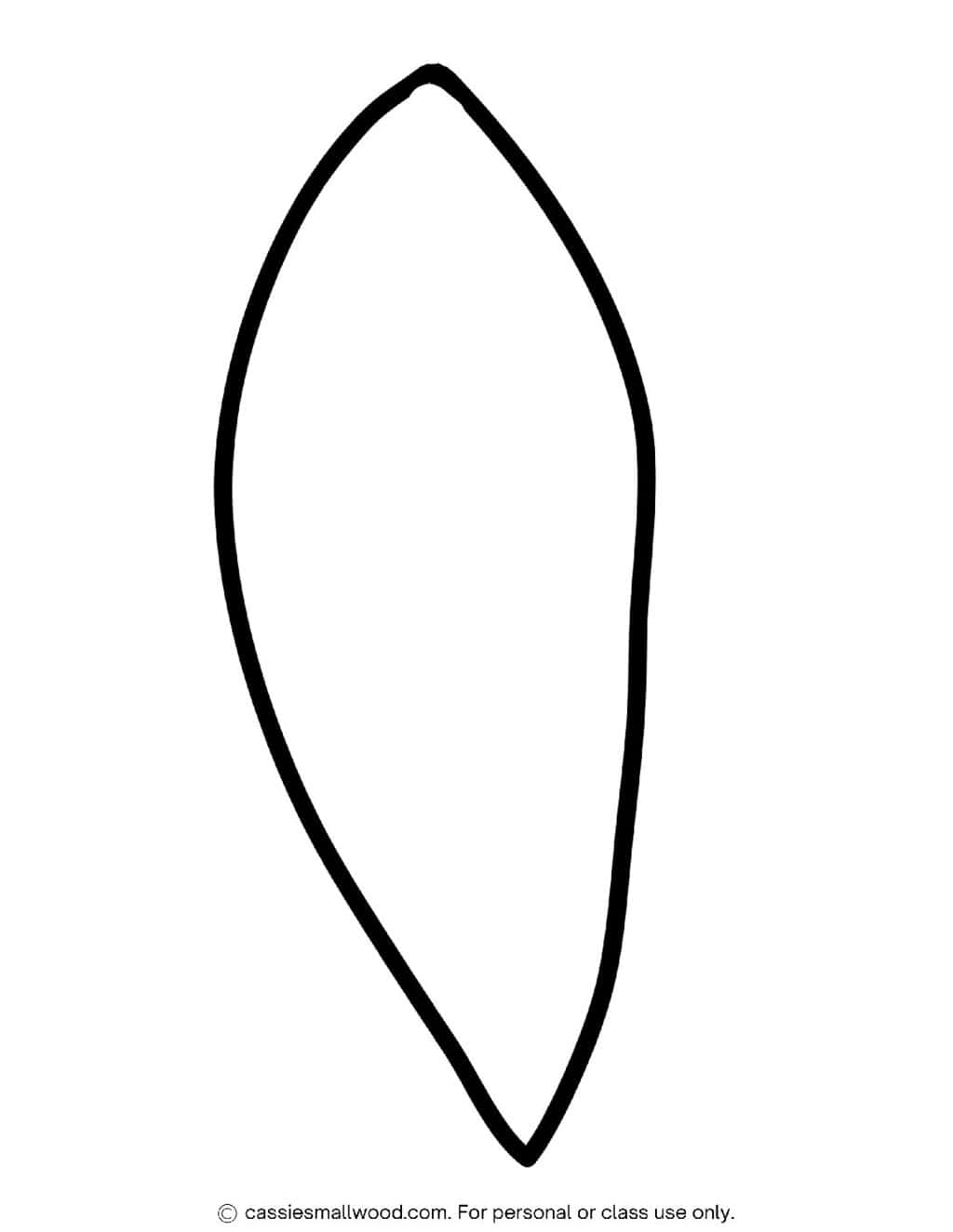 Free Printable Turkey Feather Template FREE Templates