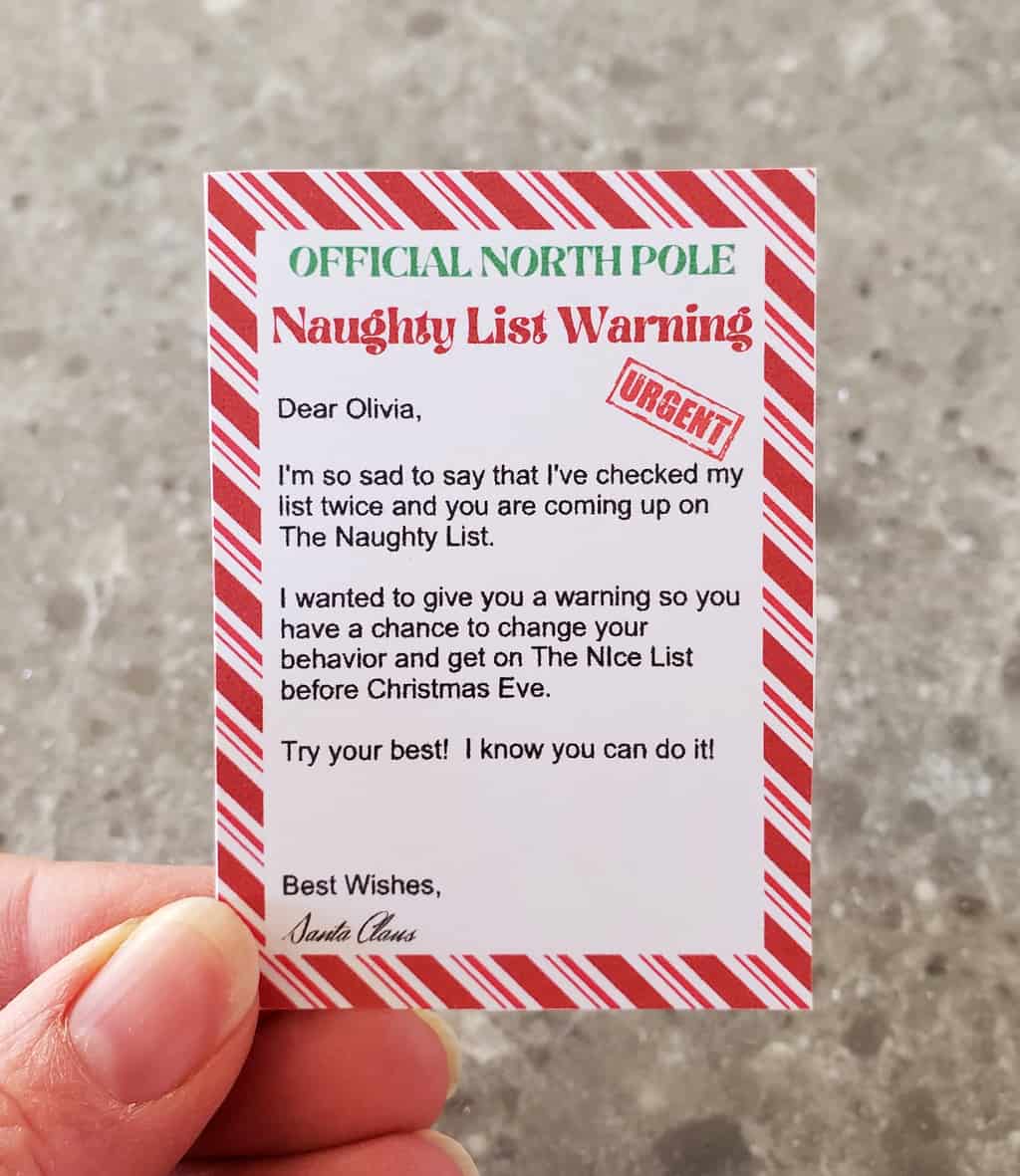 Free Editable Letter From Santa Template - Cassie Smallwood