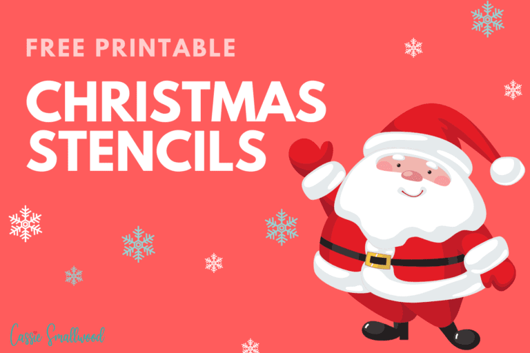 175+ Insanely Cute Printable Christmas Stencils