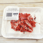 Halloween raw meat rice krispies treats red velvet rice krispy treats Halloween coworker gift, Halloween party food spooky