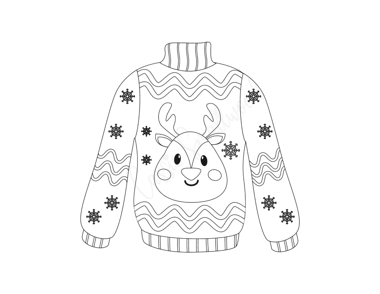 THE BEST Ugly Sweater Templates Cassie Smallwood