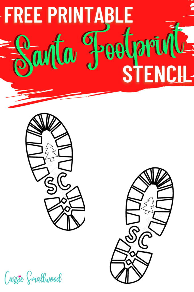 Santa Feet Stencil – Wood Be Awesome Gifts