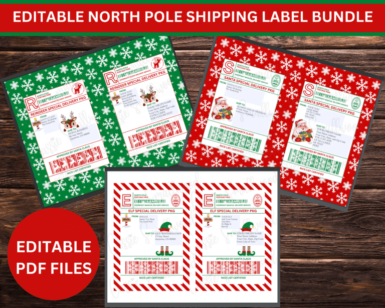 Cute Free Printable Santa Footprint Stencil - Cassie Smallwood