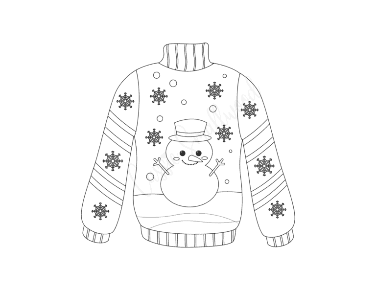 THE BEST Ugly Sweater Templates - Cassie Smallwood