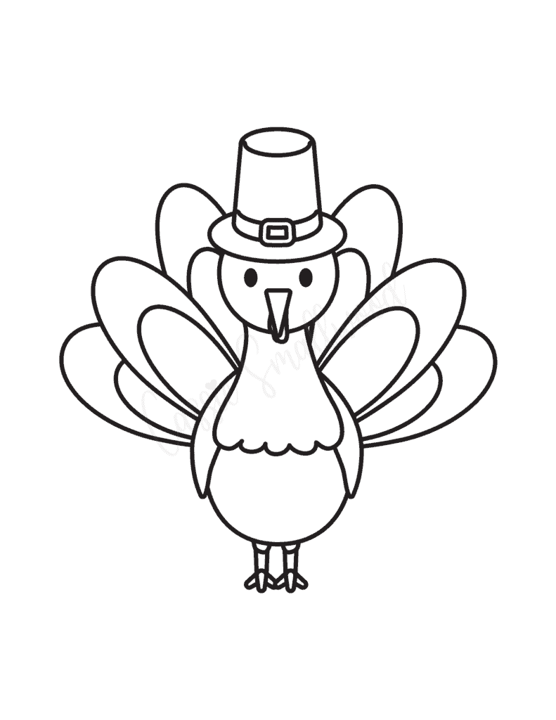 Thanksgiving turkey template