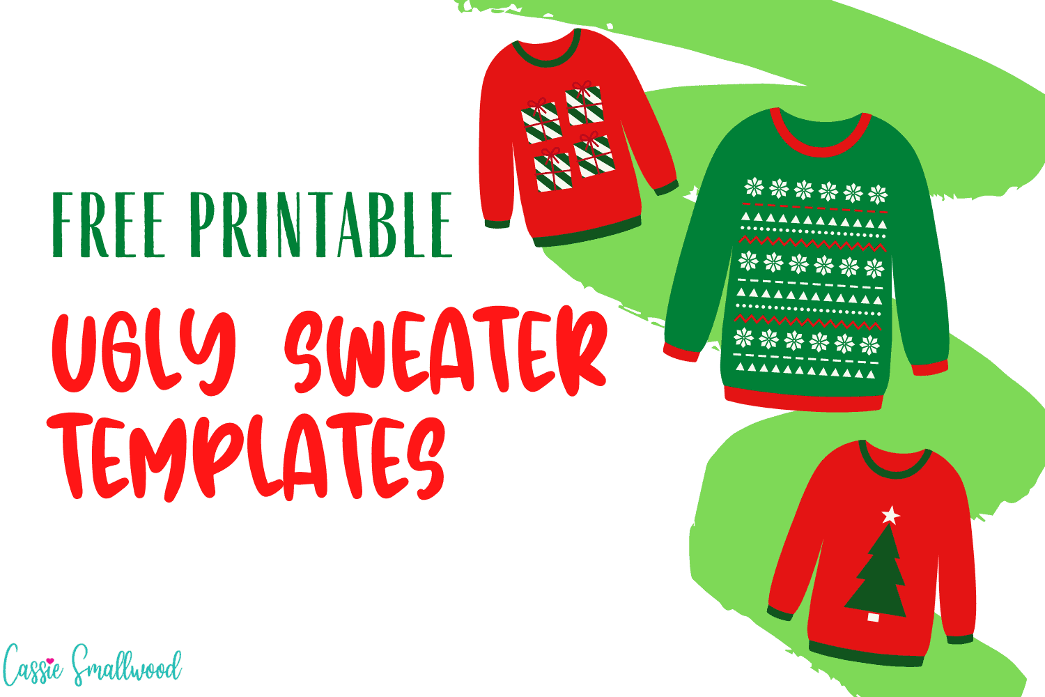 Ugly Sweater Templates