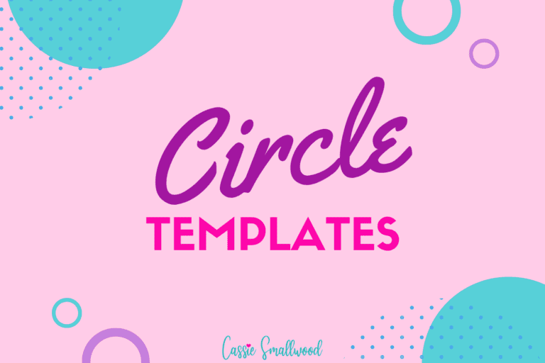 17 Sizes Of Printable Circle Templates