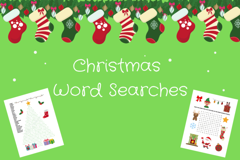 6 Fun Christmas Word Search Free Printables