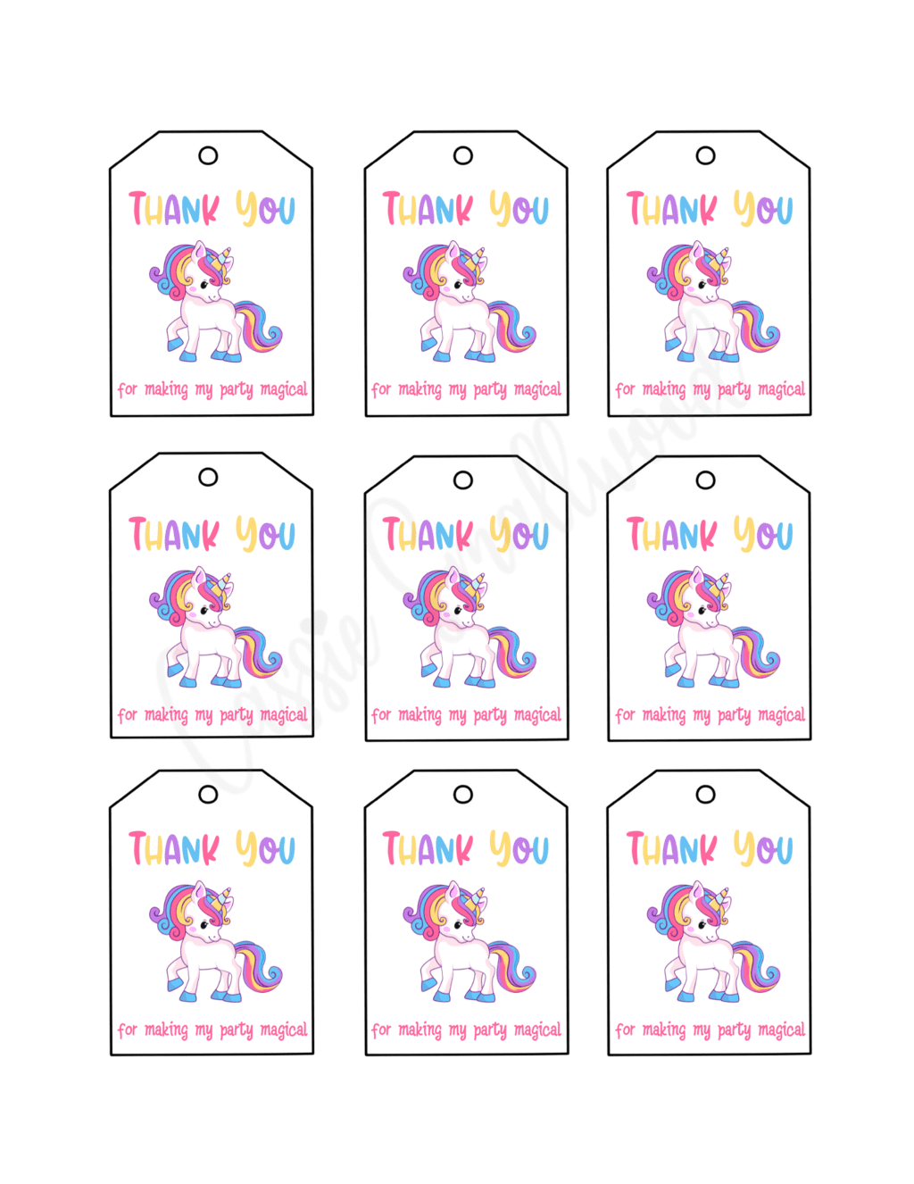 15 Insanely Cute Thank You Tags (Free Printable) Cassie Smallwood