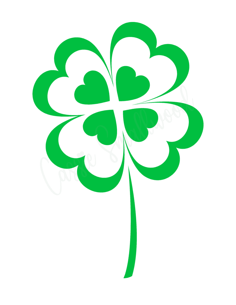 Clover Template Printable Printable Calendar Template Clover Template Printable Printable Calendar Template
