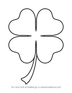 Large Four Leaf Clover Pattern - Cassie Smallwood