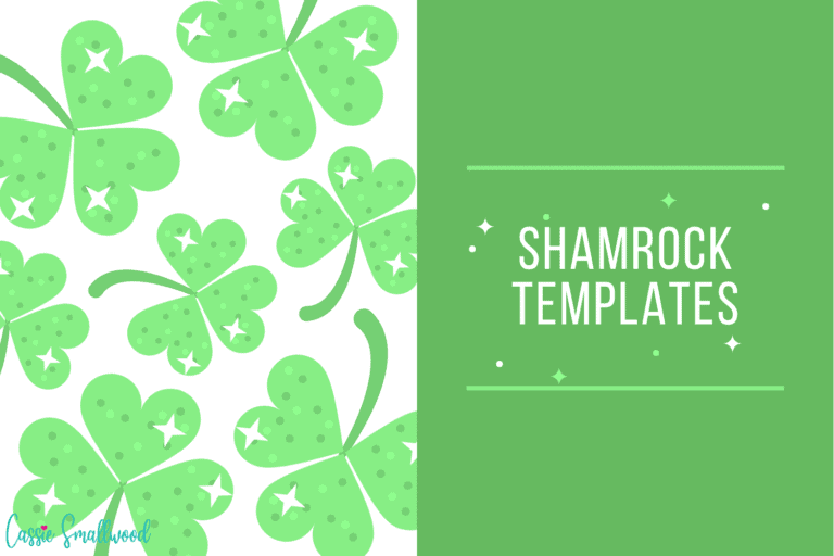 12 Unique Shamrock Templates (Free Printable)