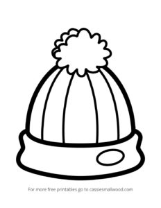 Winter Hat Outline - Cassie Smallwood