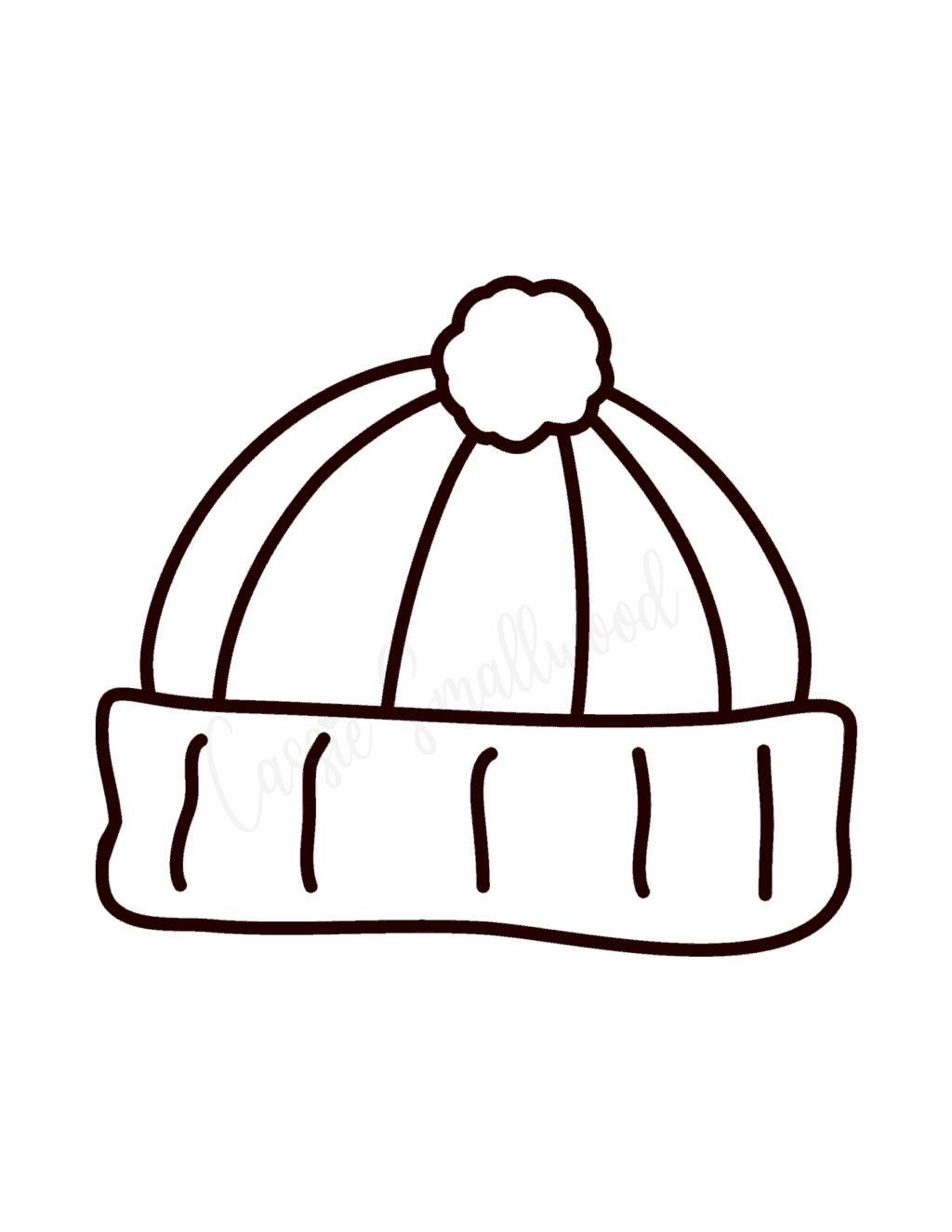 17 Cute Winter Hat Templates And Coloring Pages Cassie Smallwood