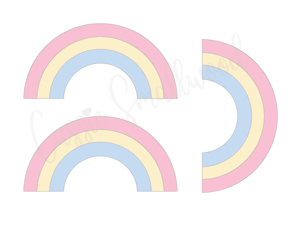18 Cute Rainbow Templates (Free Printable) Cassie Smallwood