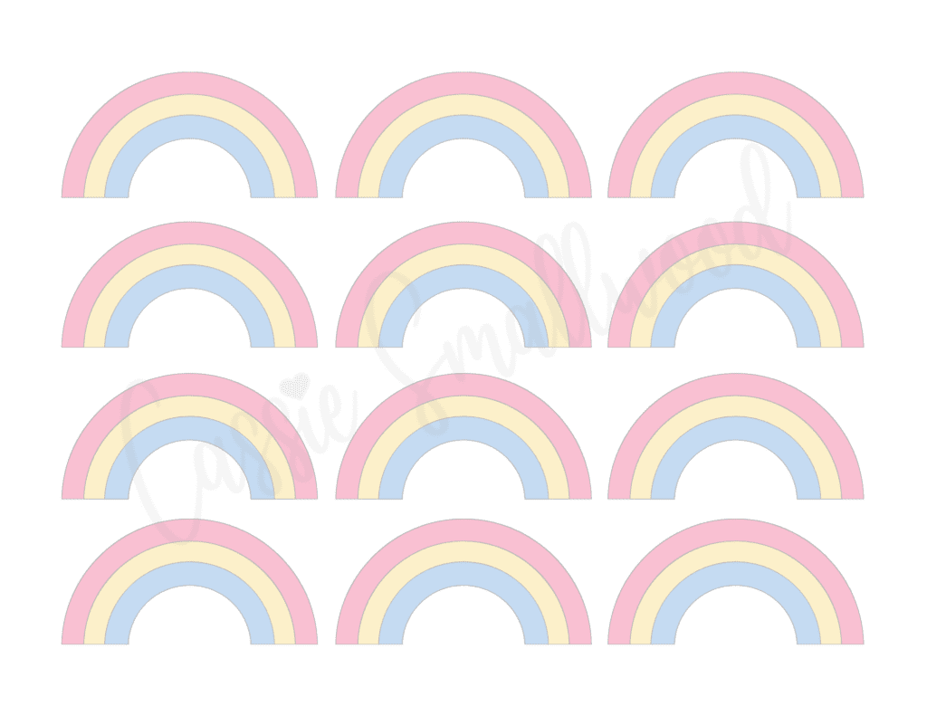 Small Business Boho Rainbow Printable Sticker Pack PNG – Cassie Smallwood