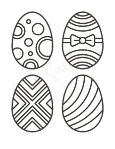 19 Egg Templates (Free Printable) - Cassie Smallwood