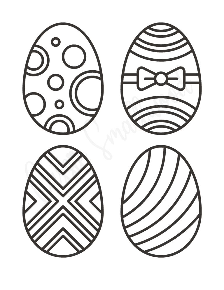 19 Egg Templates (Free Printable) - Cassie Smallwood