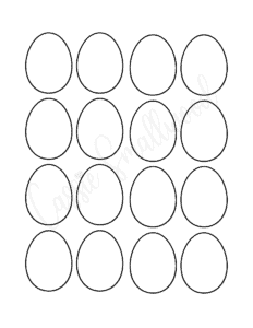 19 Egg Templates (Free Printable) - Cassie Smallwood