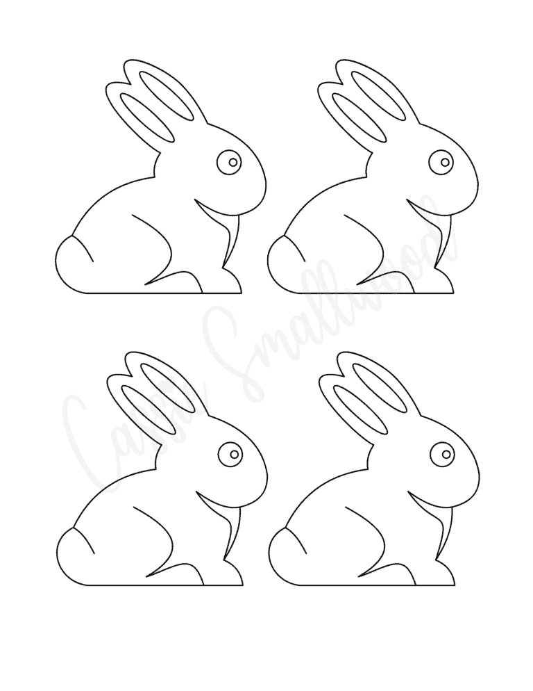 20 Cute Bunny Templates - Cassie Smallwood
