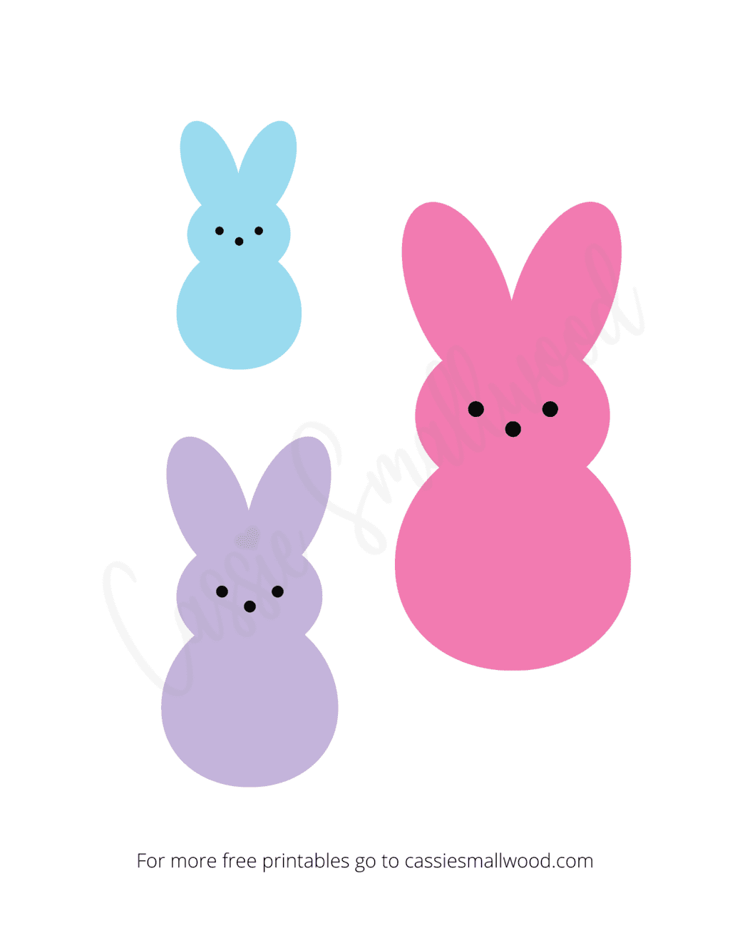 20 Cute Bunny Templates - Cassie Smallwood