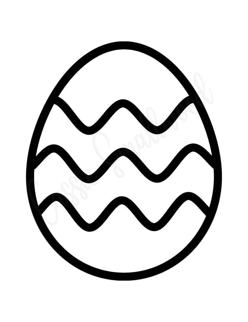 19 Egg Templates (Free Printable) Cassie Smallwood