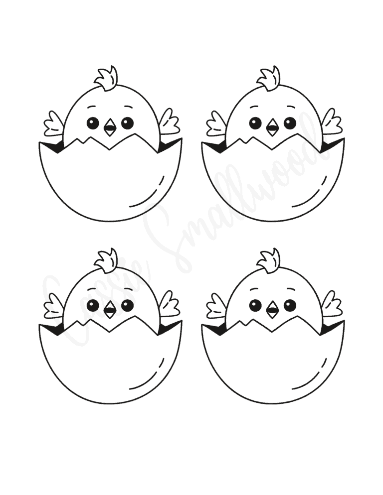 19 Egg Templates (Free Printable) - Cassie Smallwood