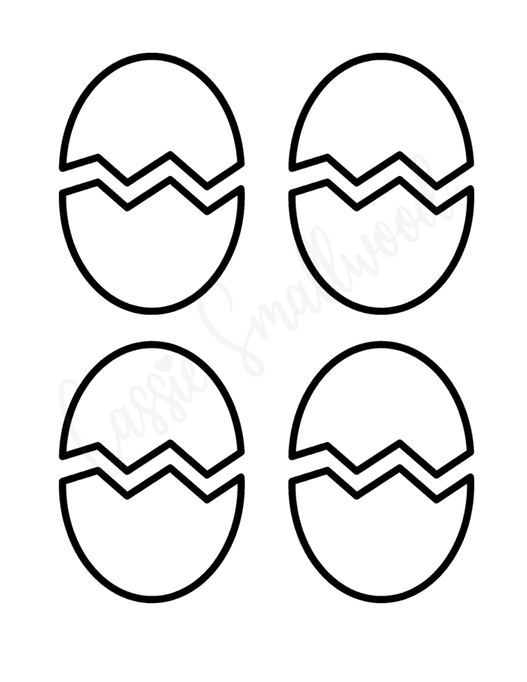 19 Egg Templates (Free Printable) - Cassie Smallwood