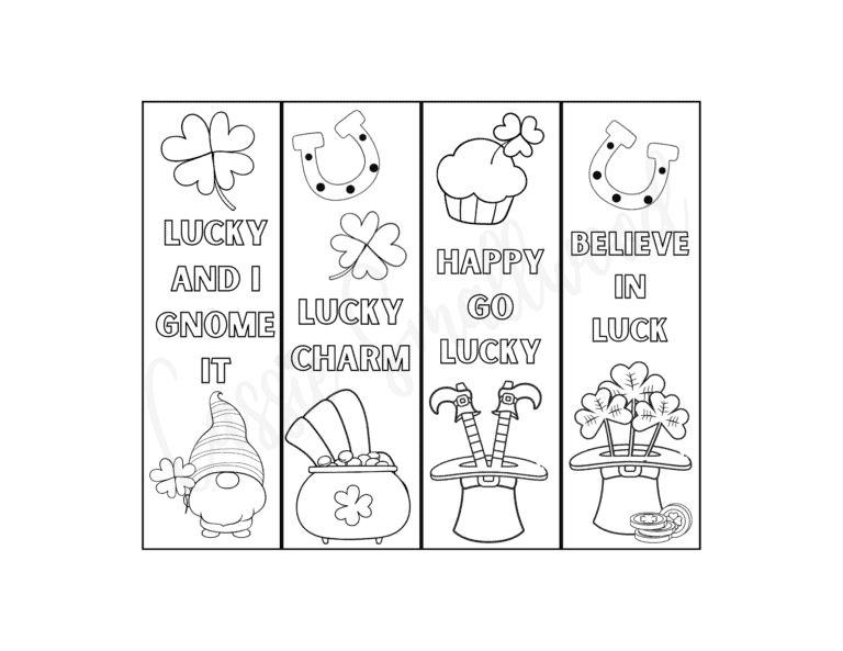 Cute St. Patrick’s Day Bookmarks {FREE PRINTABLE}