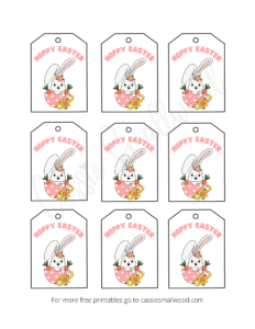 Free Printable Easter Tags {20 Unique Designs} - Cassie Smallwood