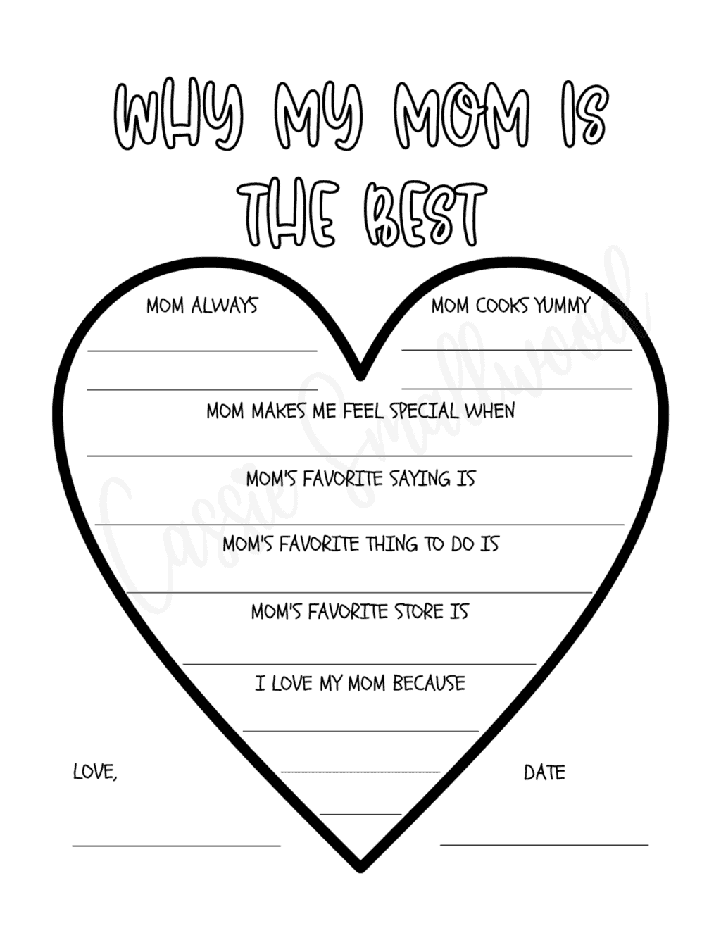 6 cute mother s day questionnaires free printables cassie smallwood