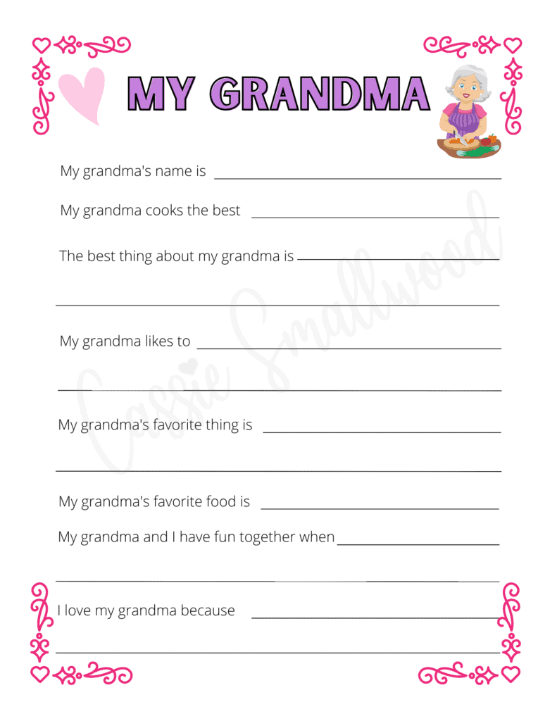 6 Cute Mother s Day Questionnaires Free Printables Cassie Smallwood