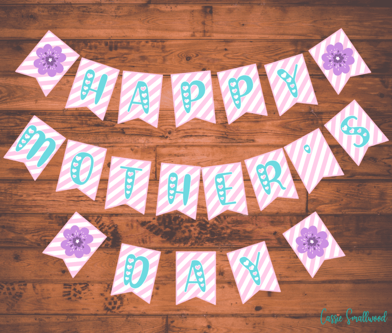 5 Pretty Printable Mother’s Day Banners