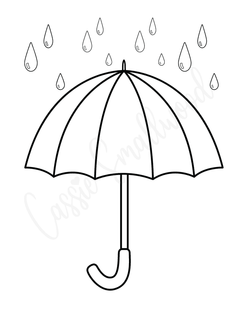 Large Umbrella Template