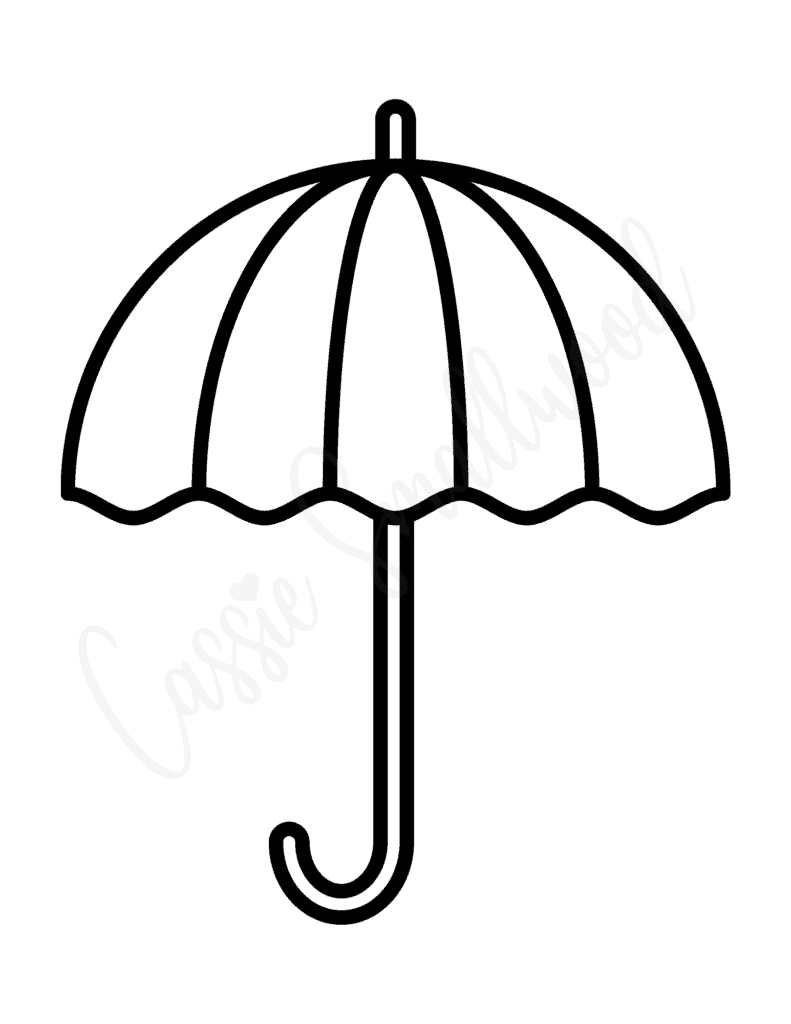 Umbrella Template Pdf