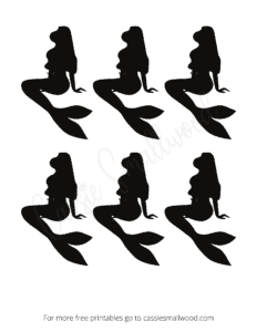 17 Cute Mermaid Templates - Cassie Smallwood