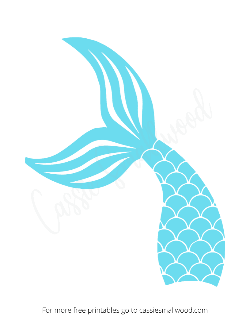17 Cute Mermaid Templates - Cassie Smallwood