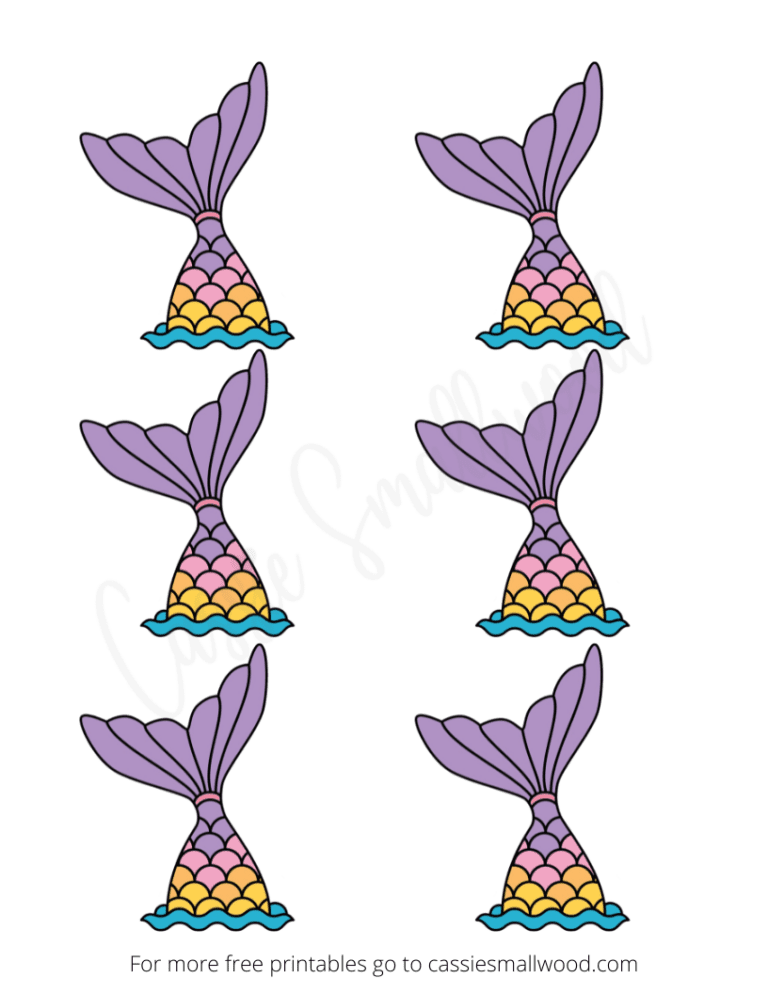 17 Cute Mermaid Templates Cassie Smallwood
