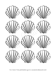 17 Cute Mermaid Templates - Cassie Smallwood