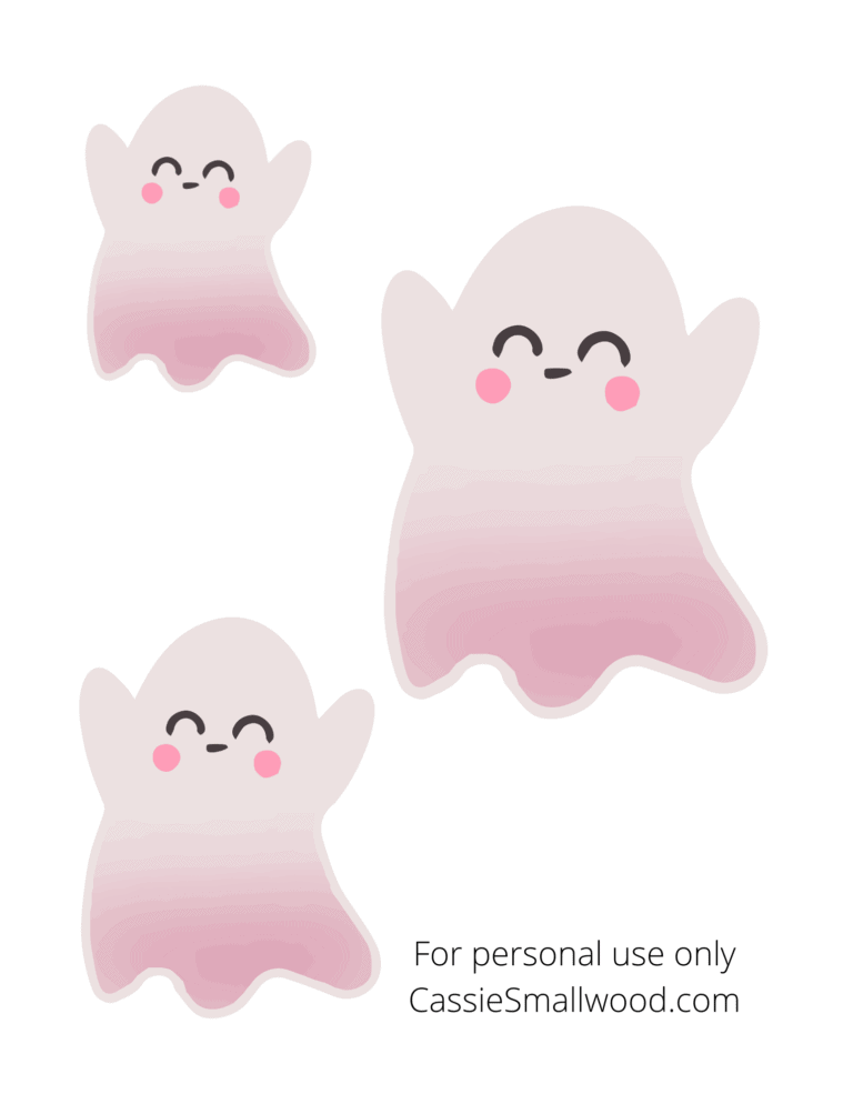 Free Peeps Ghost Templates (4 Sizes)