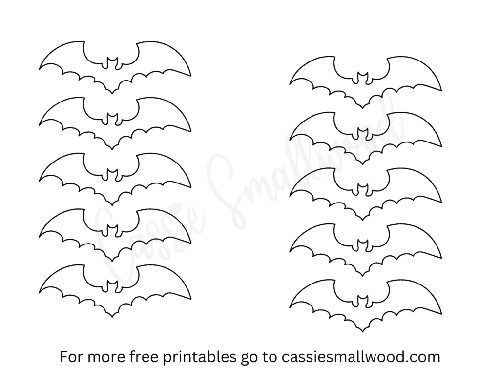 small blank bat cut outs free printable