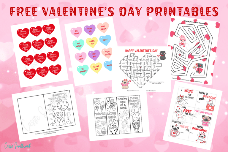 10 Valentine 39 s Day Maze Worksheets - VALETINE FREE PRINTABLES 768x512 