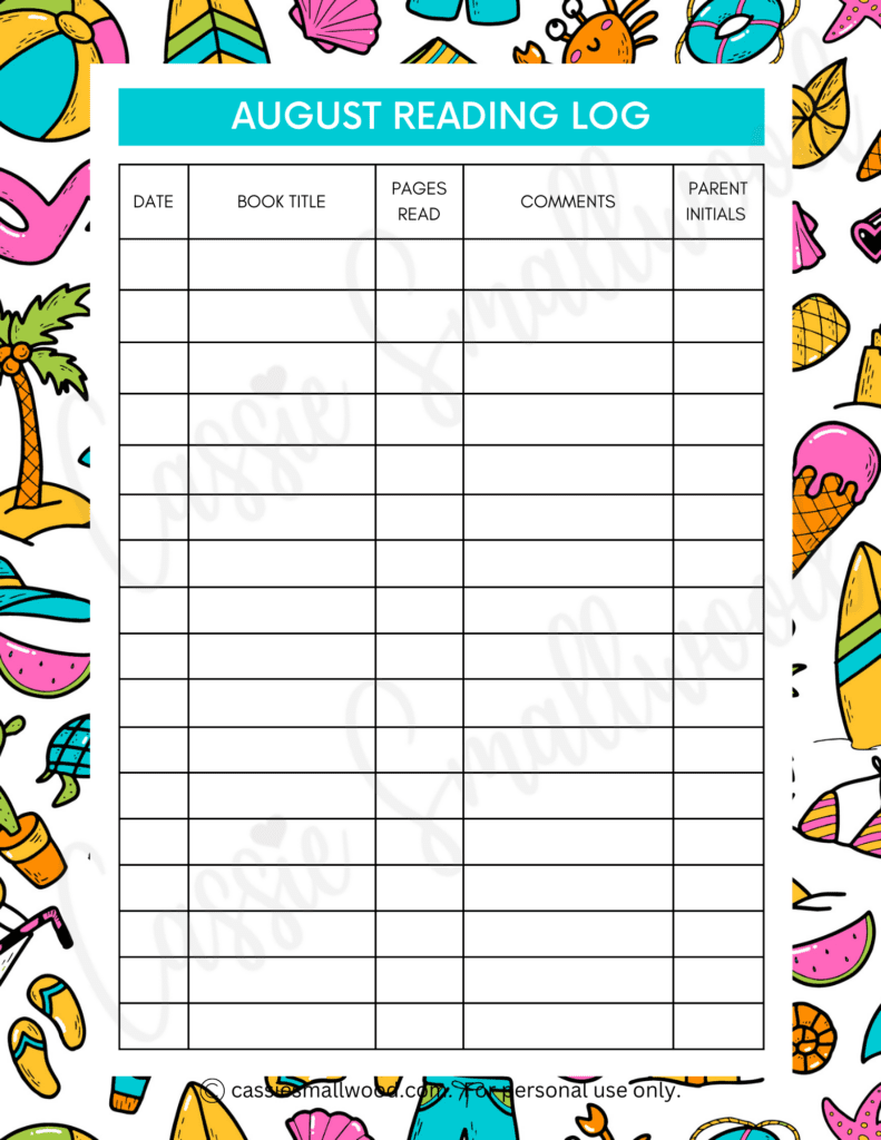 17-cute-reading-logs-free-printable-cassie-smallwood