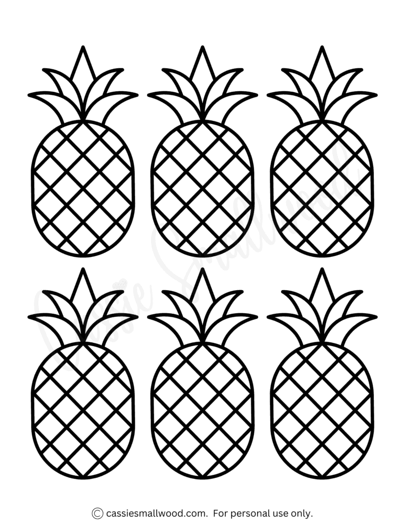 Pineapple Template Pineapple Template