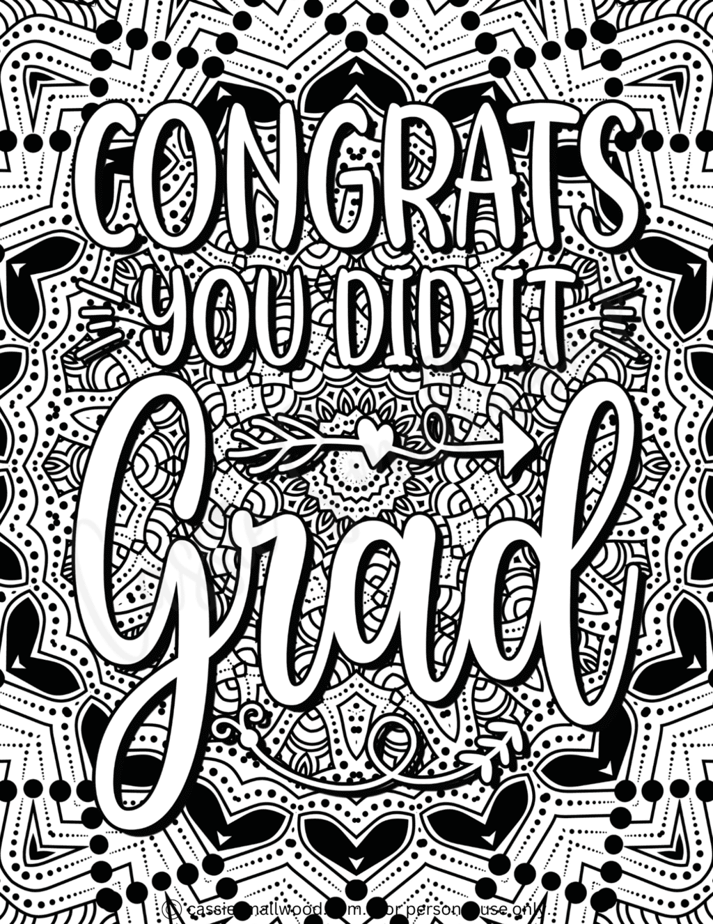 17 Cute Graduation Coloring Pages - High School Graduation Coloring Page