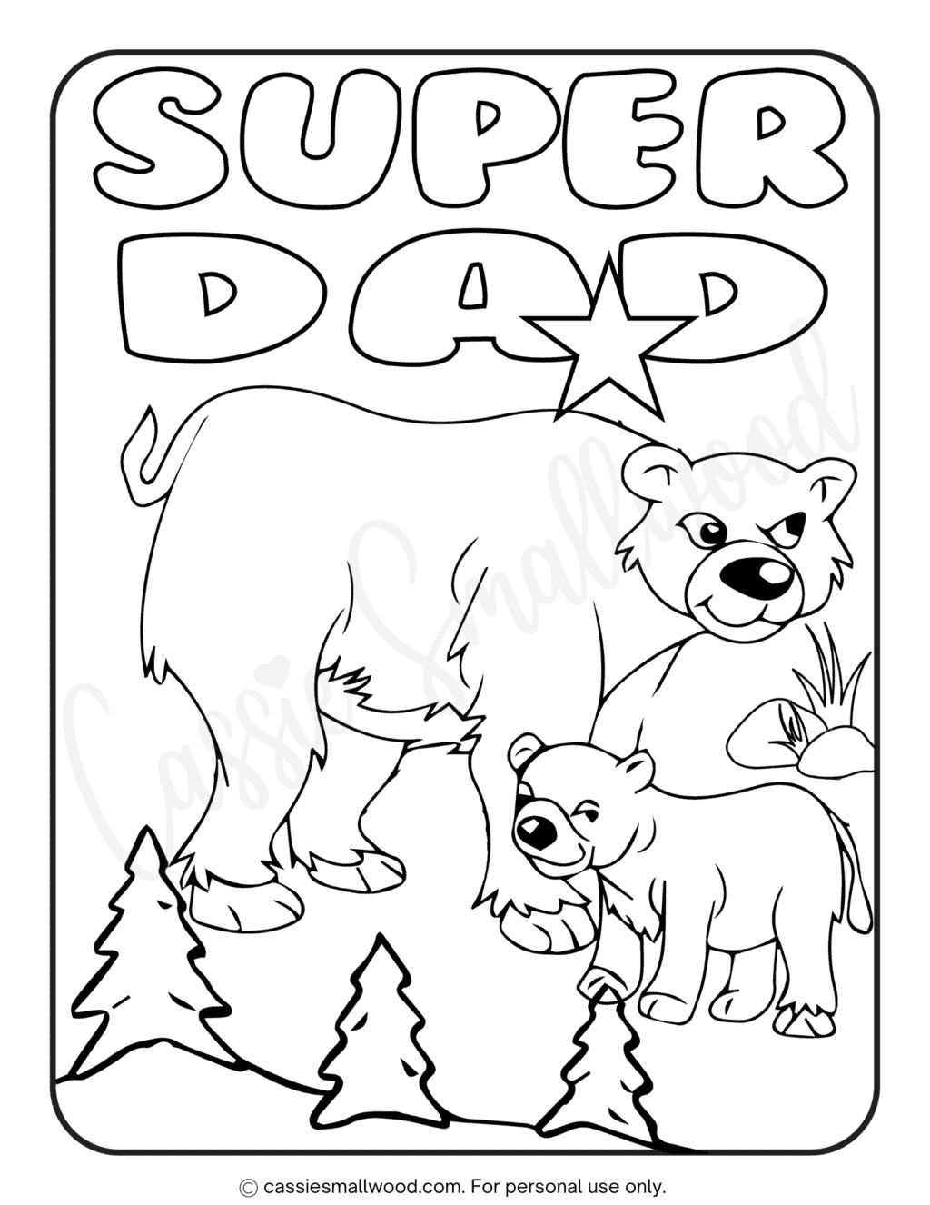 36 Cute Father's Day Coloring Pages (Free Printable) - Cassie Smallwood