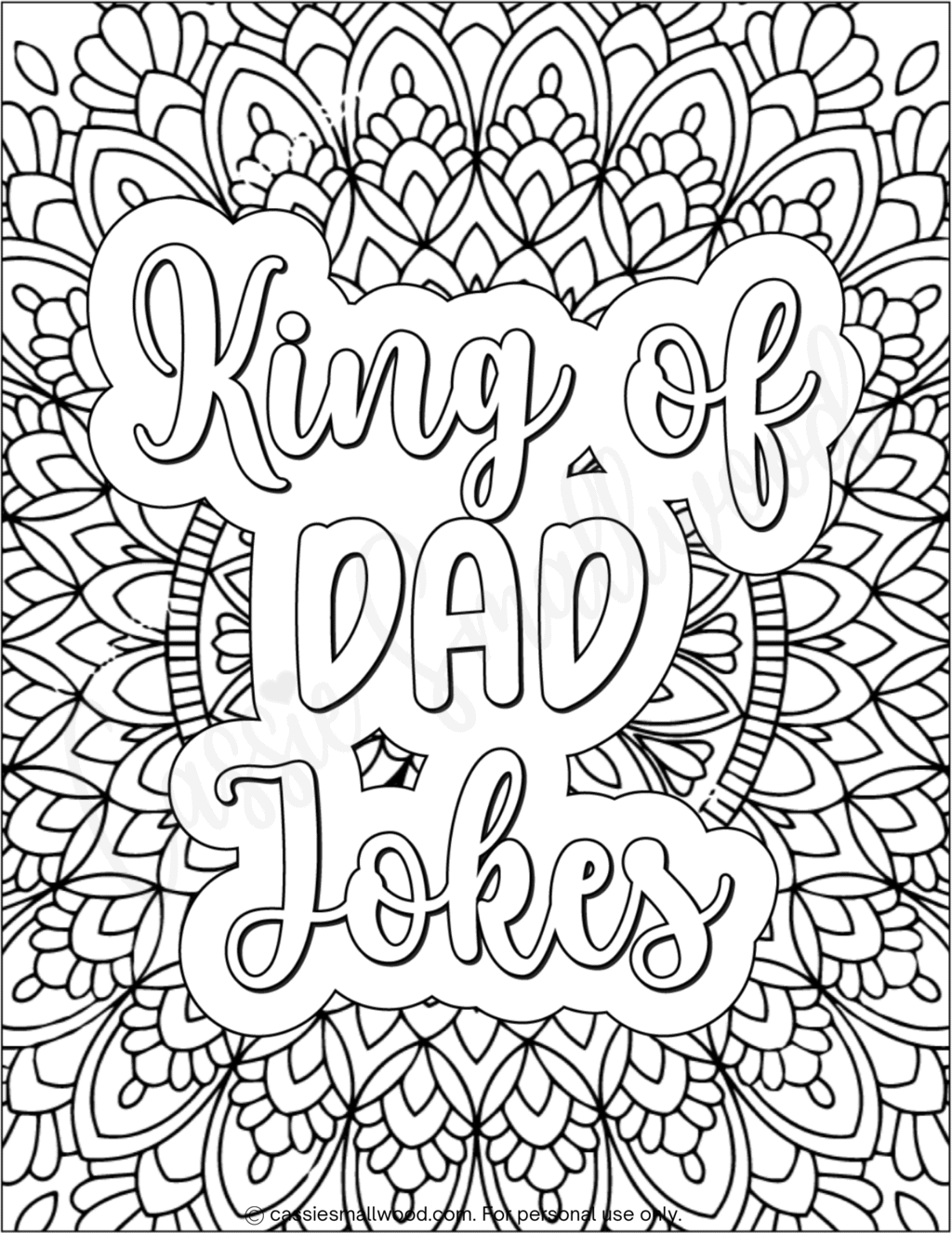 36 Cute Father's Day Coloring Pages (Free Printable) Cassie Smallwood